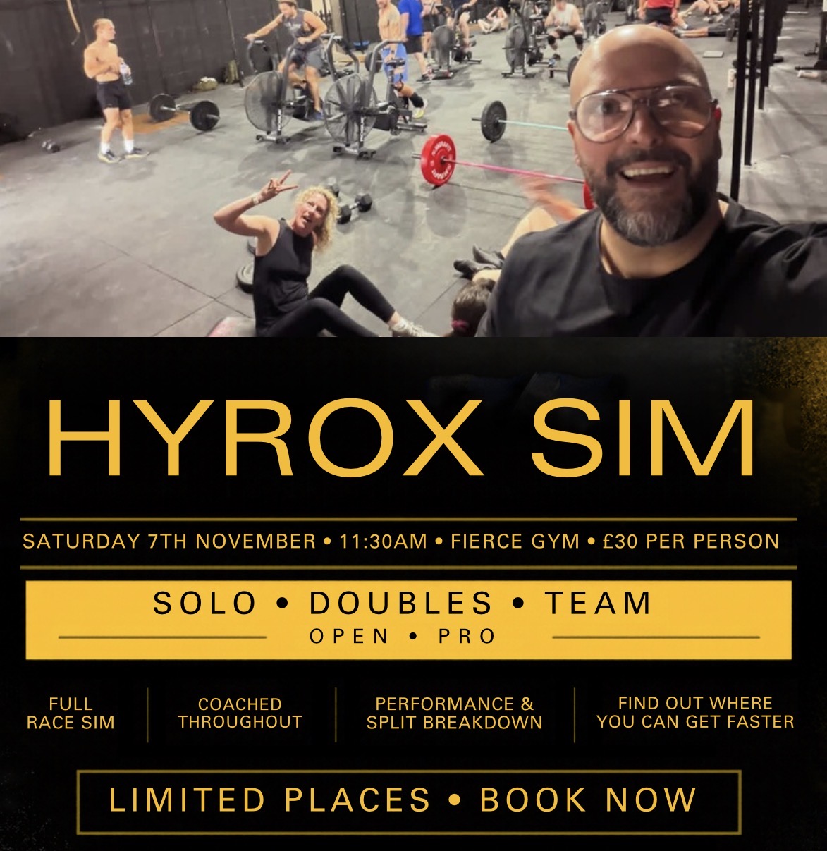 Hyrox SIM — Hybrid Fitness Race